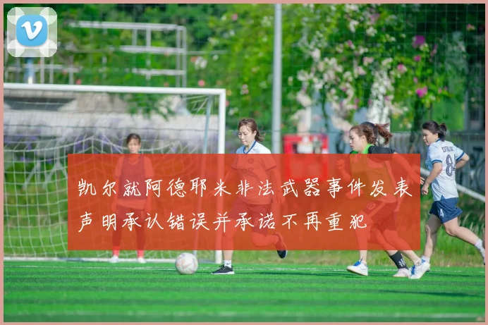 凯尔就阿德耶米非法武器事件发表声明承认错误并承诺不再重犯